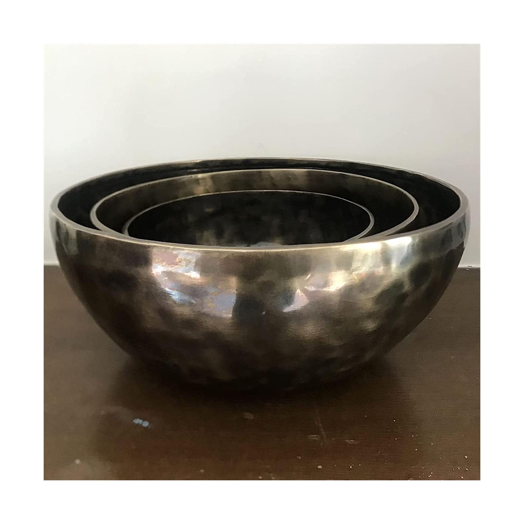 Set di campane tibetane per meditazione, yoga, guarigione dei chakra, preghiera e consapevolezza dal Nepal. Campana sonora buddista in metallo per meditazione, facile da suonare per principianti.