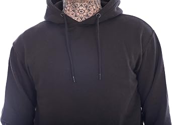 Malay Mens Hooded Plain Tracksuit Fleece Ribbed Cuff Sweatshirts Cotton Blend Joggers