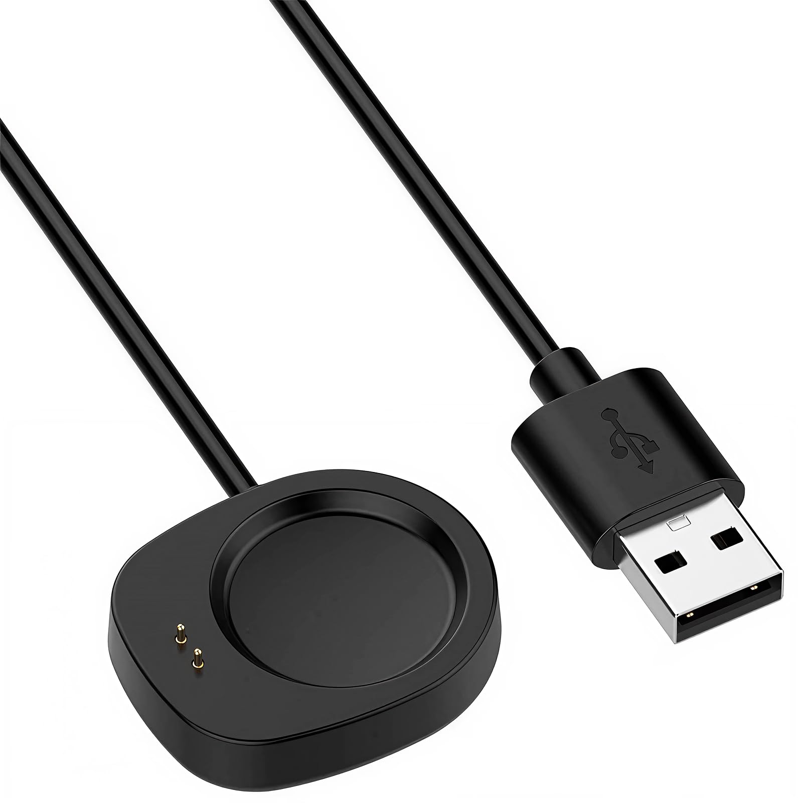 Cable de Carga para Amazfit Magnético para Smartwatch Cargador para Amazfit T Rex 3, 1m, USB-A a Tipo C, Carga Segura y Rápida, Repuesto Resistente y Portátil para Cargador de Reloj Inteligente