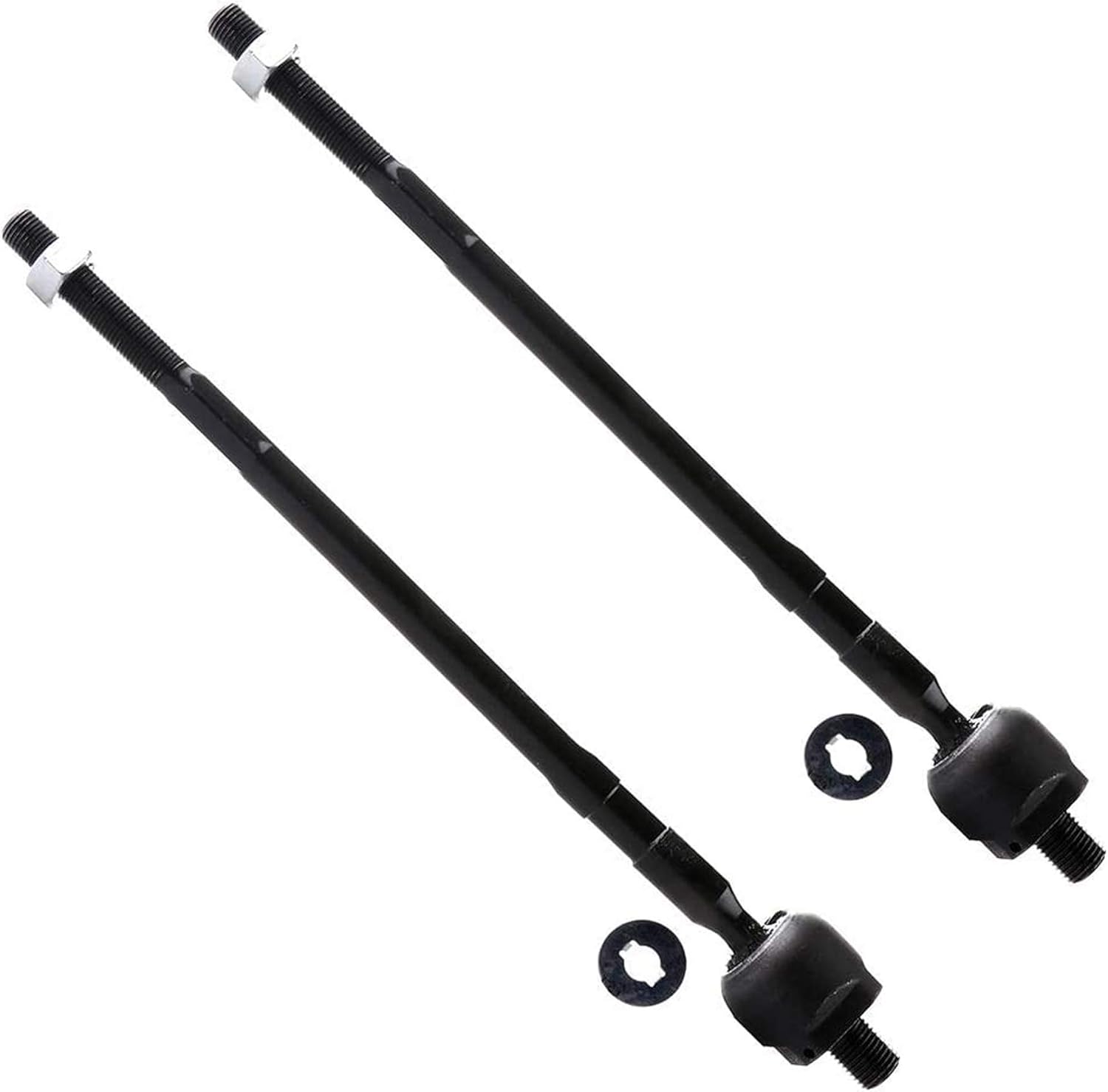 Detroit Axle - Pair Front Inner Tie Rods for 2002-2007 Suzuki Aerio Steering Inner Tie Rod End Links 2003 2004 2005 2006 Replacement
