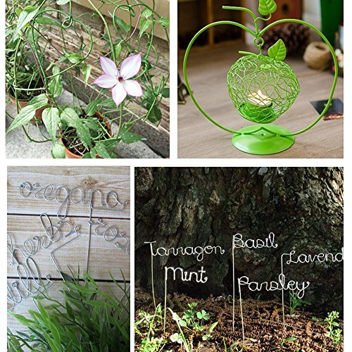 VIMOA Garden Twine Bonsai Training Wire 65 Feet 2mm Garden Twist Tie for Tomato Plants, Climbing Roses, Vines, Cucumbers, Squash and Wrapping Cords