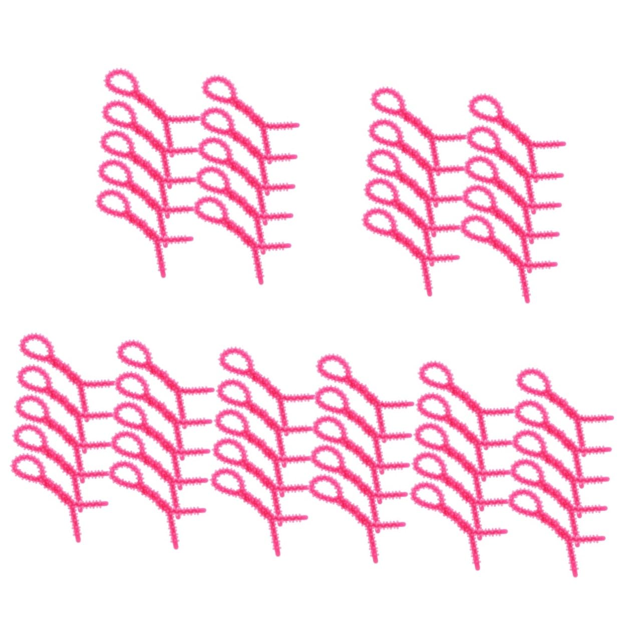 50 Pezzi Silicon Perm Rods Piccoli Arricciacapelli Spirale Strumento Styling Corti Resistente e