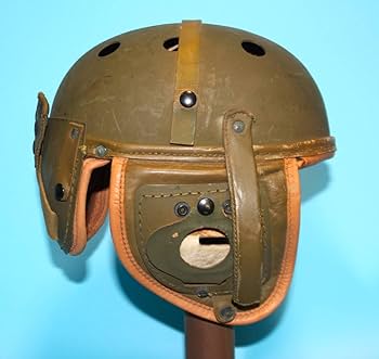 Amazon.co.jp: WWⅡ 米軍 実物 タンカースヘルメット 戦車兵