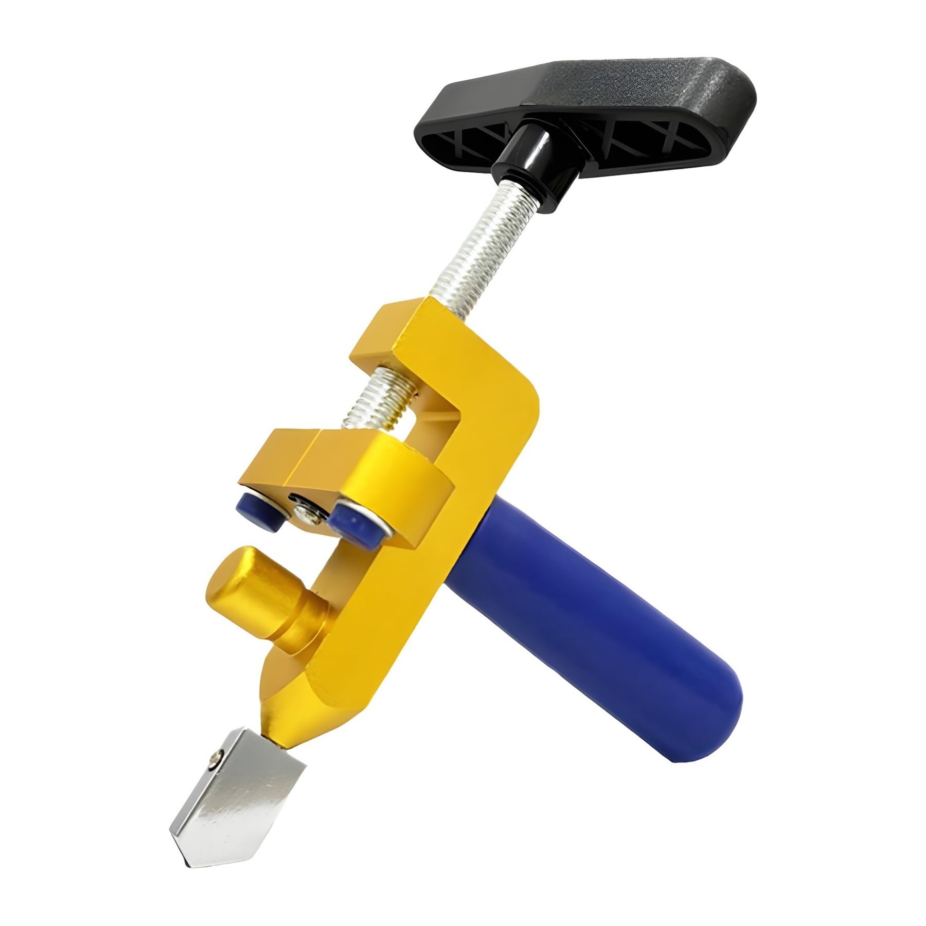 Tile Cutters, 2-in-1 Integrated Glass Cutting Knife, Can Cut Glass/Tiles/Mirrors, Home Hand Tool for Cutting and Grinding(Gold)