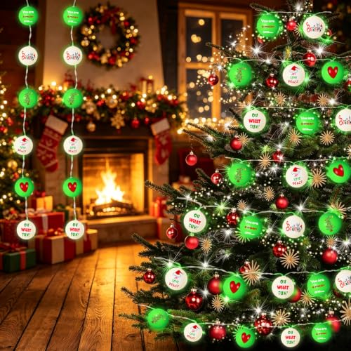 Christmas Decorations,11.8 FT LED Christmas Lights String,Battery Operated - image 4