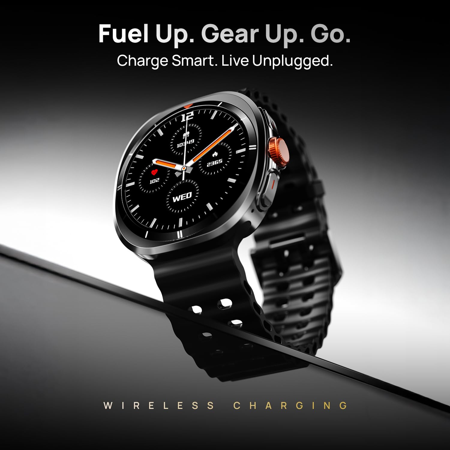 Fire-Boltt Axiom Round Smart Watch 1.43″ Super AMOLED Display with Always‑On Mode, Bluetooth Calling, Rotating Crown, SPO₂ & Heart Rate Monitor, IP67 Waterproof Silicone Smartwatch for Men - Black — Amazon image 9