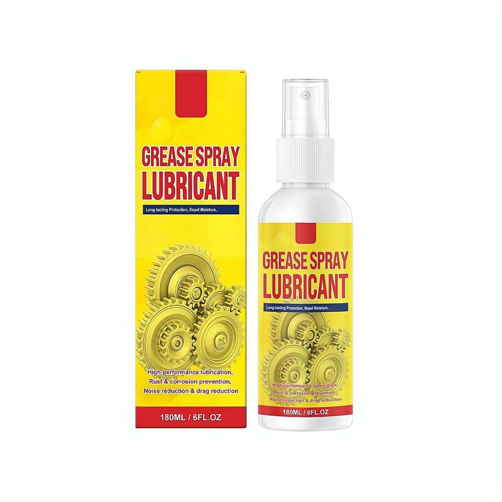 2-in-1 Anti-Rust Lubricant Spray & Rust Remover for Metal, 6.1 oz Multi-Purpose Penetrating Oil, Fast-Acting Lubricant Rust Dissolver for Vehicles, Tools, Chains, Bolts & Hinges ﻿