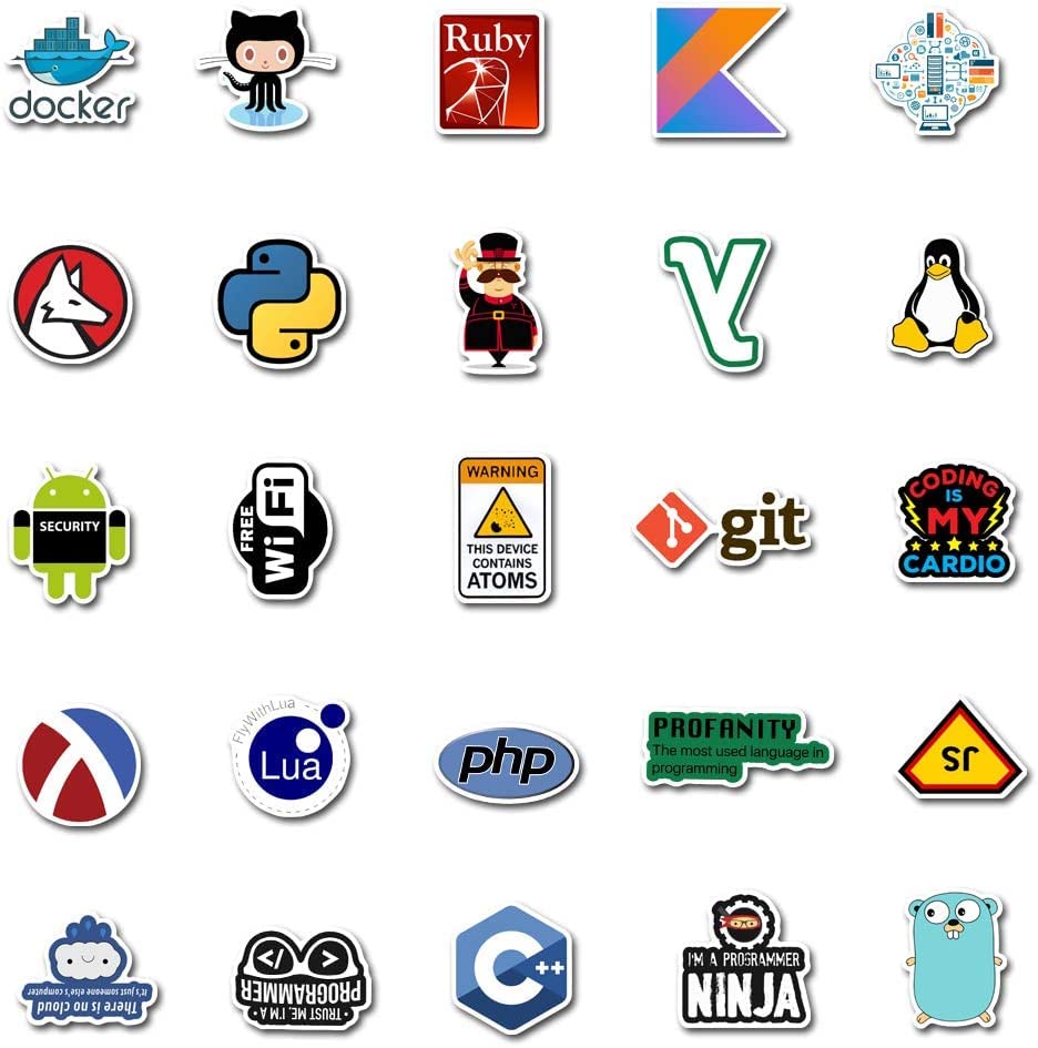 Image of Titu Ki Baatein Stickers for Developers, Coders, Programmers, Hackers, Geeks, and Engineers,Developper Stickers for Laptop (50 pcs)
