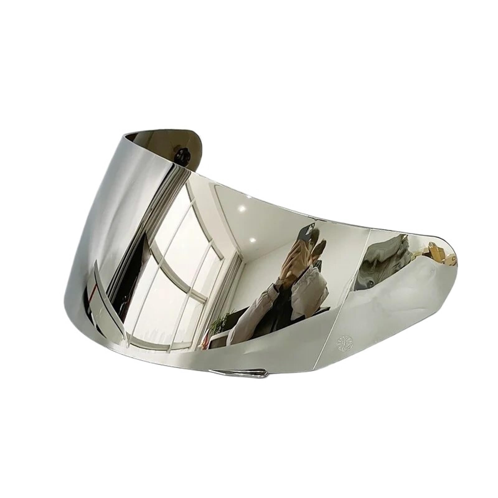 Visera Casco Moto Cristal for Casco, Visera for Casco de Motocicleta, Protector Facial, Lente for Casco Integral(Silve)
