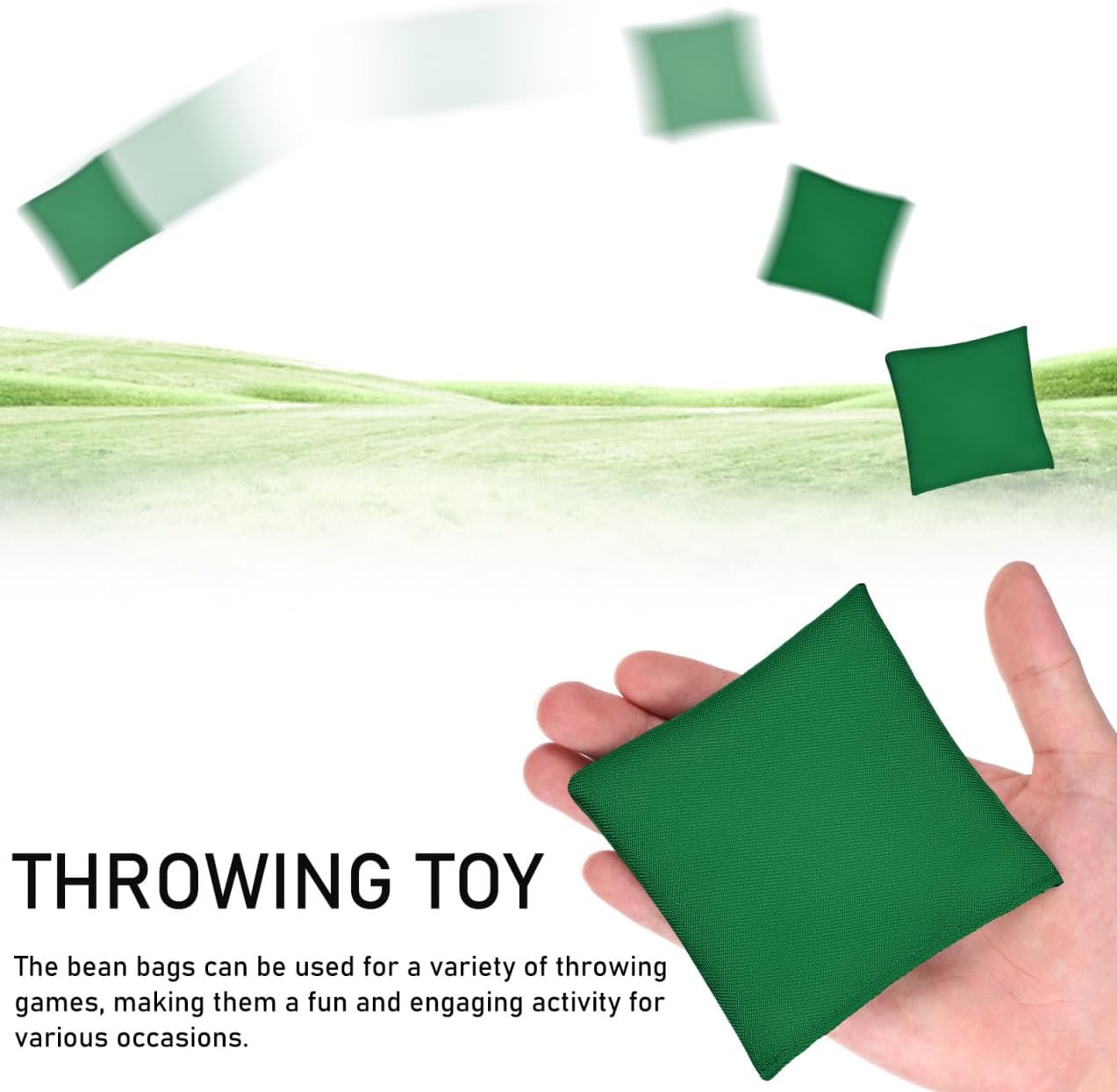 20pcs Bean Bags Boys and Girls Bean Bags Toss for Cornhole Games Outdoor Toys for Boys and Girls Adults