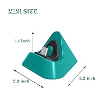 Vista 6 de Base de carga para Nintendo Switch Lite, estación de soporte de carga compatible con Nintendo Switch (verde)