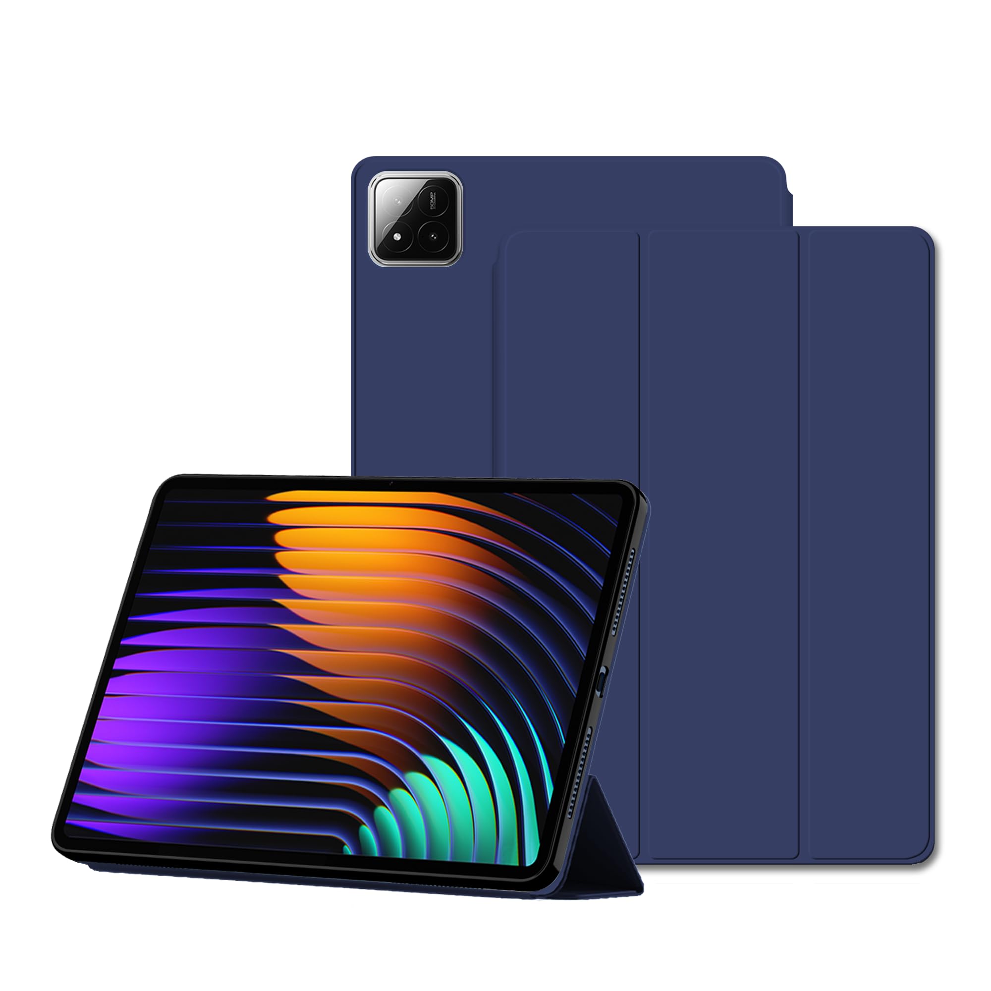 Custodia Per Xiaomi Redmi Pad Pro 12.1" - Con Supporto, Design Gatto Fiori, Pelle PU, Tasche Per Carte