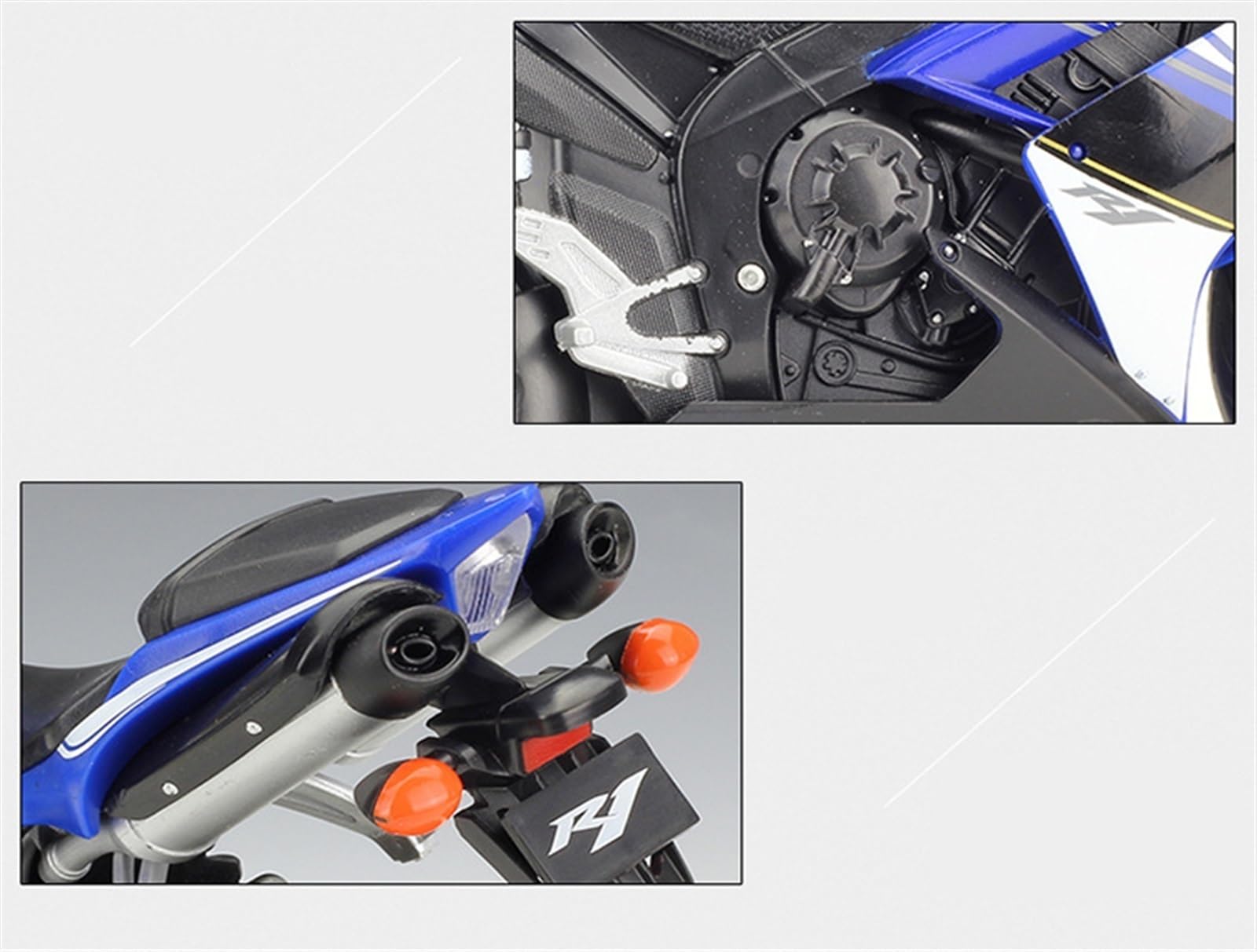 Amazon.co.jp: バイクスケールモデル 1/10 に適合するヤマハ YZF-R1