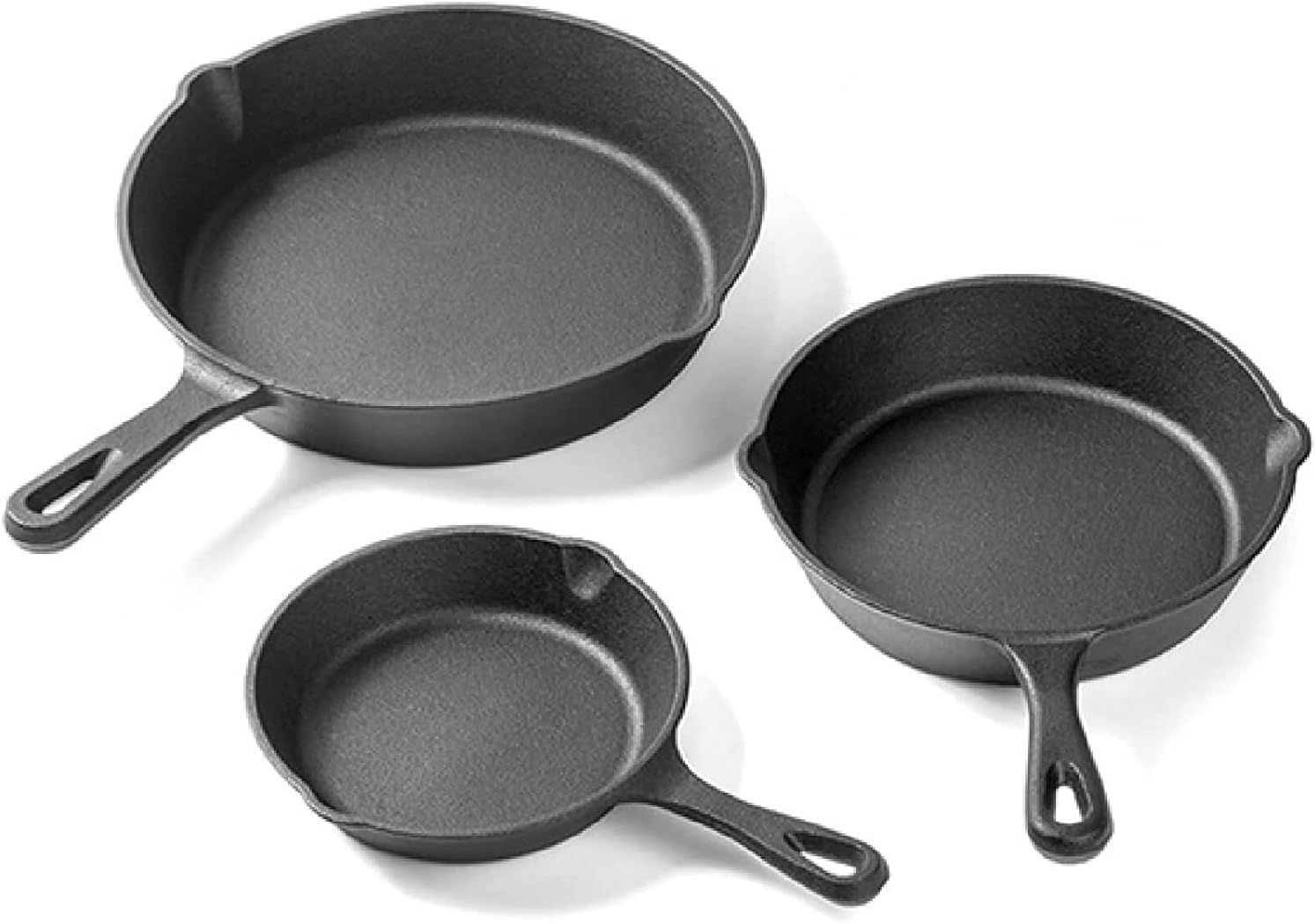 Omelet Pan,Pan Nonstick Camping Frying Pan,Kitchen Accessories Cast Iron Skillet Non-Stick Frying Pan Chef Cookware Cooking Pot (Size : 25cm)