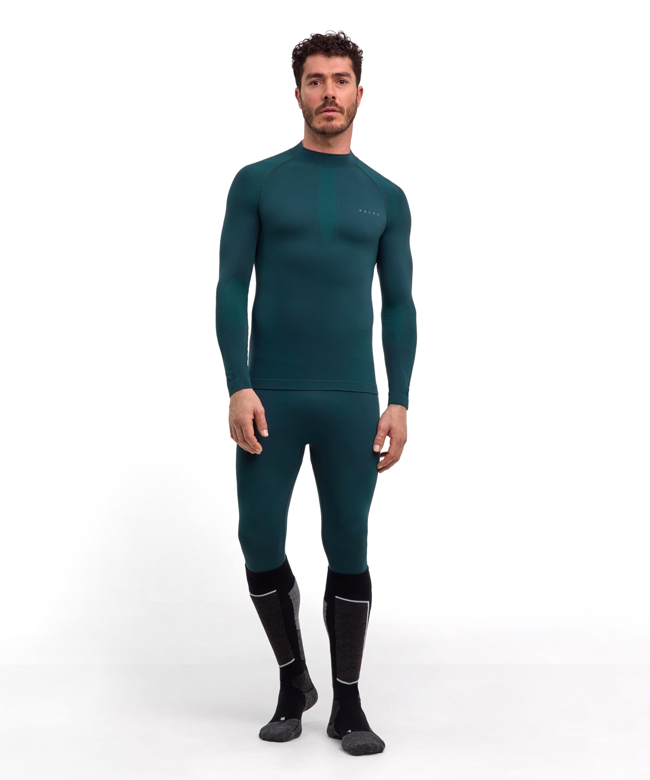 Falke Herren Warm Turtleneck Funktionsshirt Langarm schnelltrocknendes atmungsaktives nachhaltiges Funktionsmaterial für milde bis kalte Temperaturen warme Funktionsunterwäsche 1 Stück