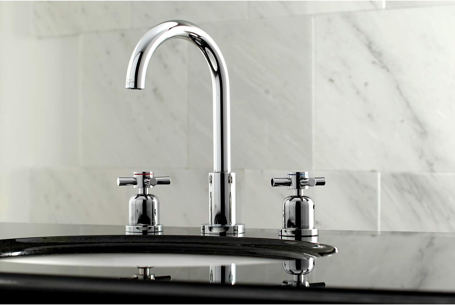 Fauceture FSC8921DX Concord Widespread Bathroom Faucet with Pop-Up Drain, Polished Chrome