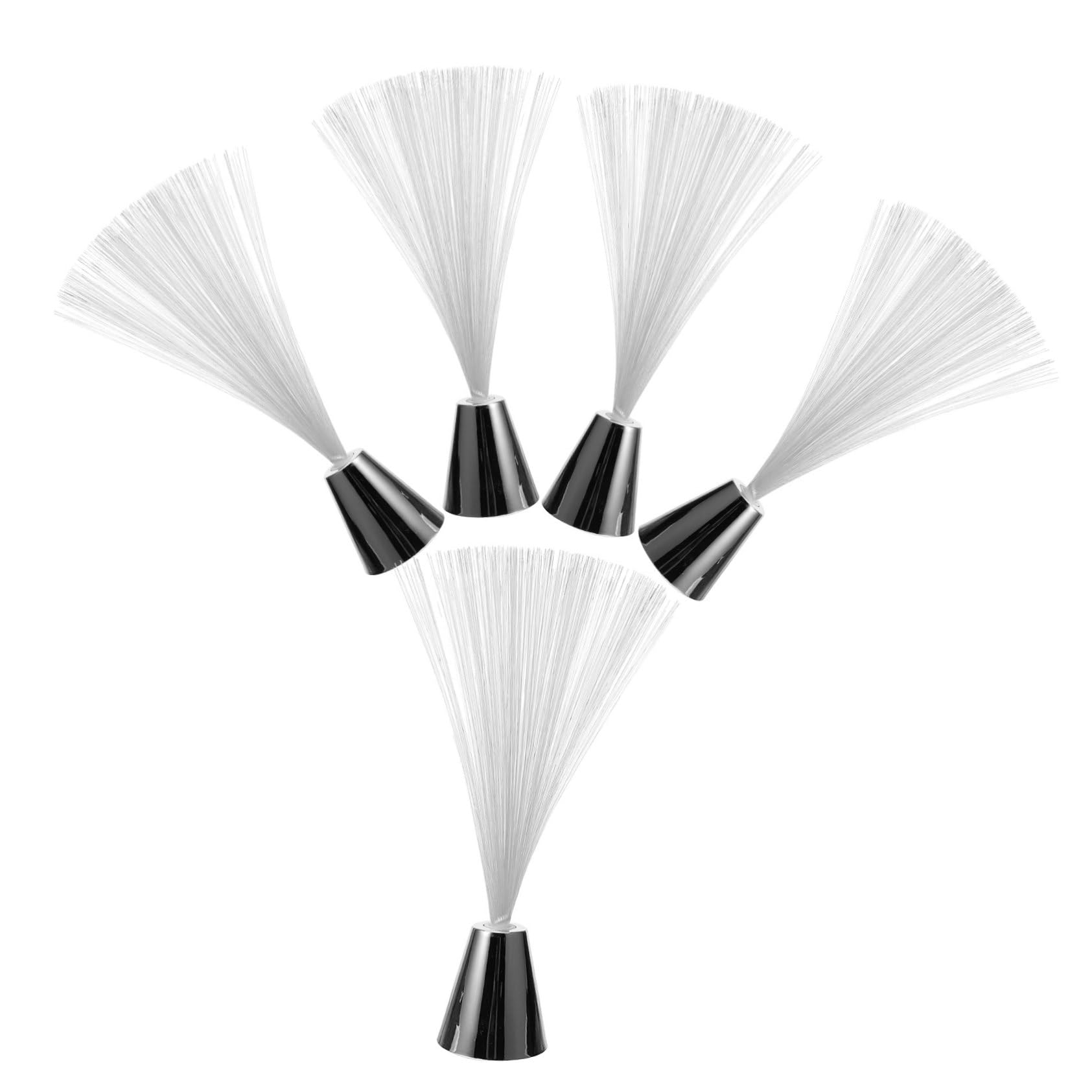 Veemoon 5pcs Gypsophila Fiber Optic Lamp Multicolor Changing Lights for Wedding Party Favors Holiday Centerpiece Decoration Safe Unique Design Batteries Not Included