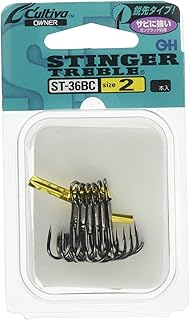 Owner ST-36 BC Treble Hook Black Size 2 (8546)