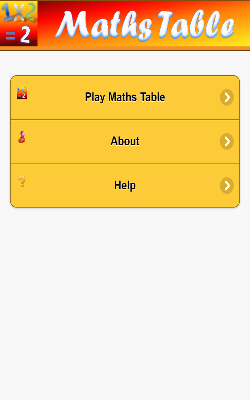 Maths Table - App on Amazon Appstore