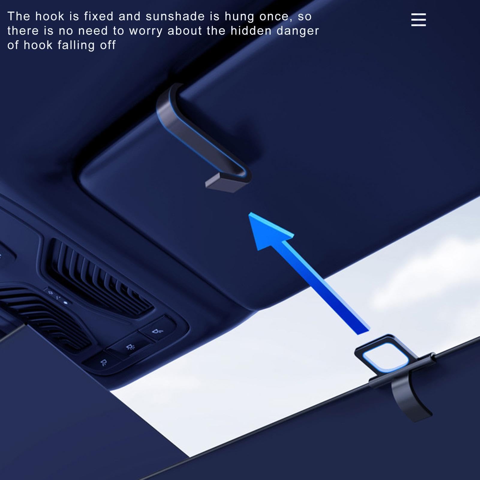 Parasol para parabrisas de coche | Parasol retráctil para parabrisas