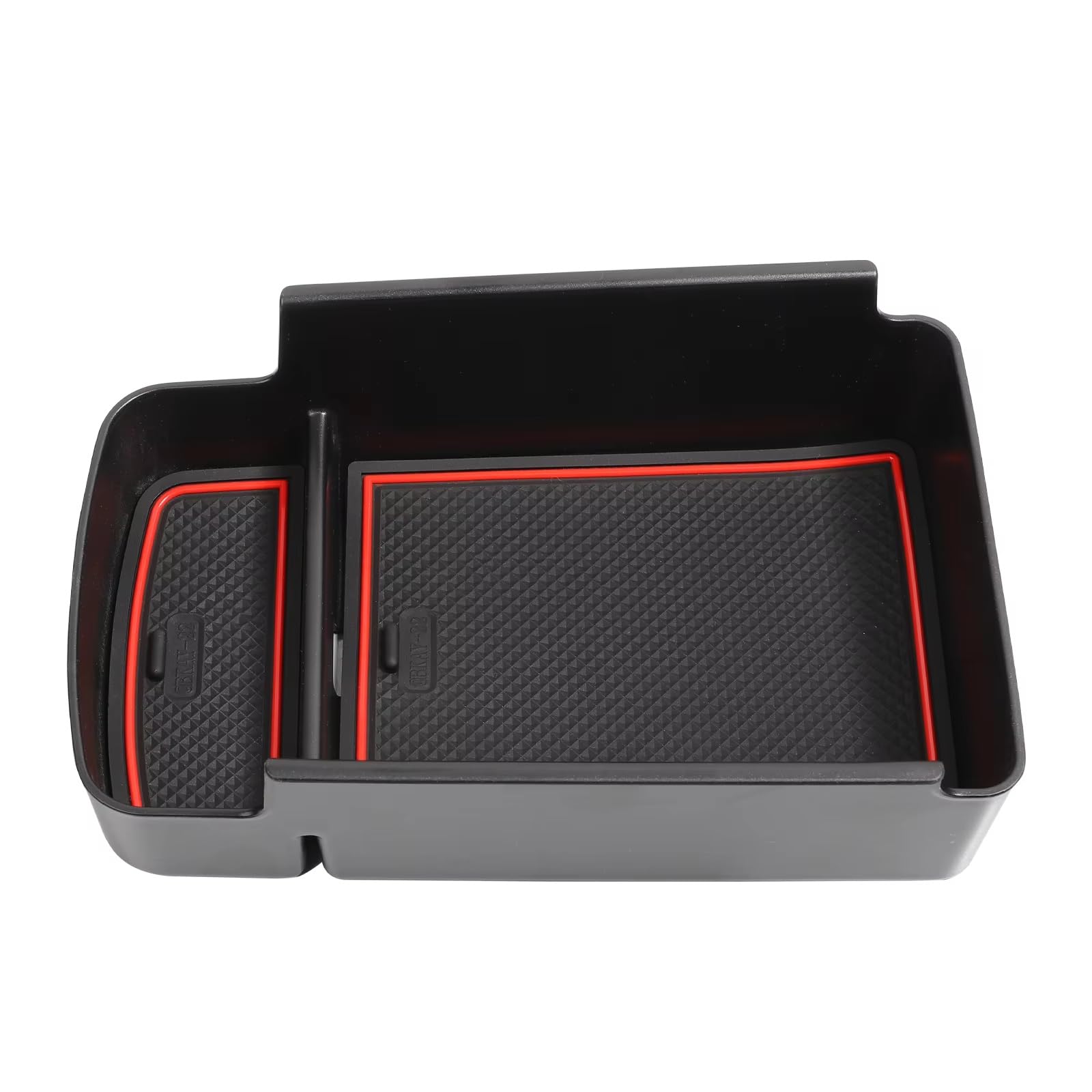 SZTMYVUW Interior Storage Box Compatible With Chevrolet For Trax 2024 2025 2026 Center Console Armrest Storage Box Organizer Tidying Accessories(Red)