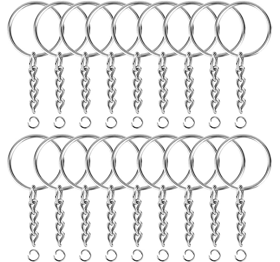 DIY DIYC13468 Crafts Metal Rings Dream Catcher, Split Key Chain Rings with Chain DIY DIYC13468 Crafts Metal Rings Dream Catcher, Split Key Chain Rings with Chain