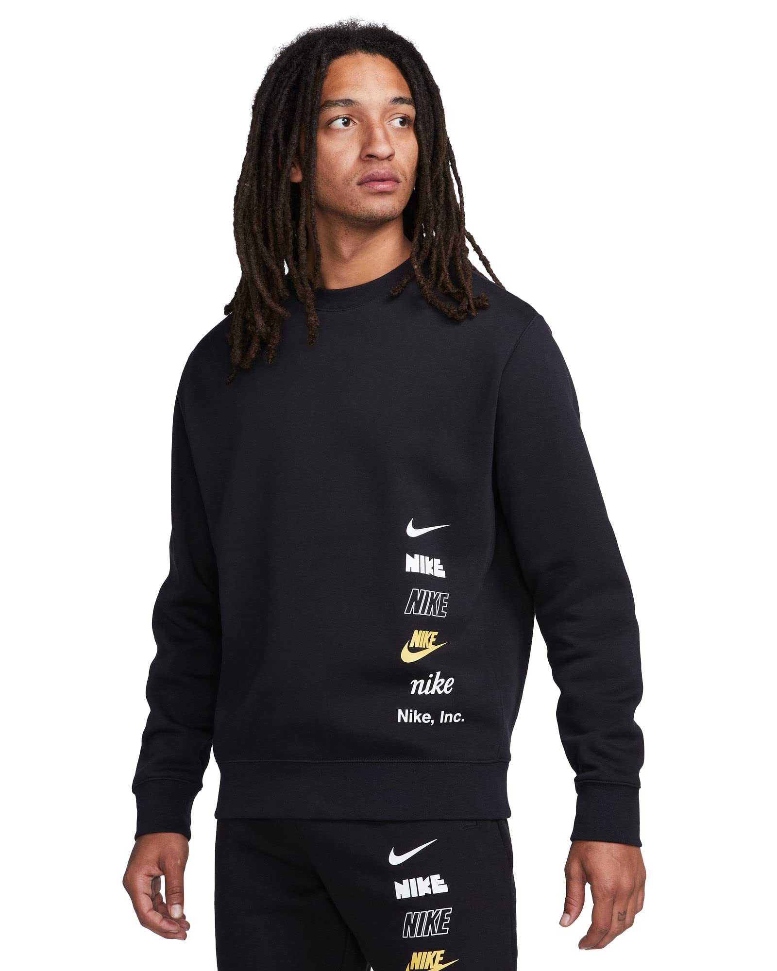 NIKE M Nk Club + BB Crew Mlogo T-Shirt Hombre