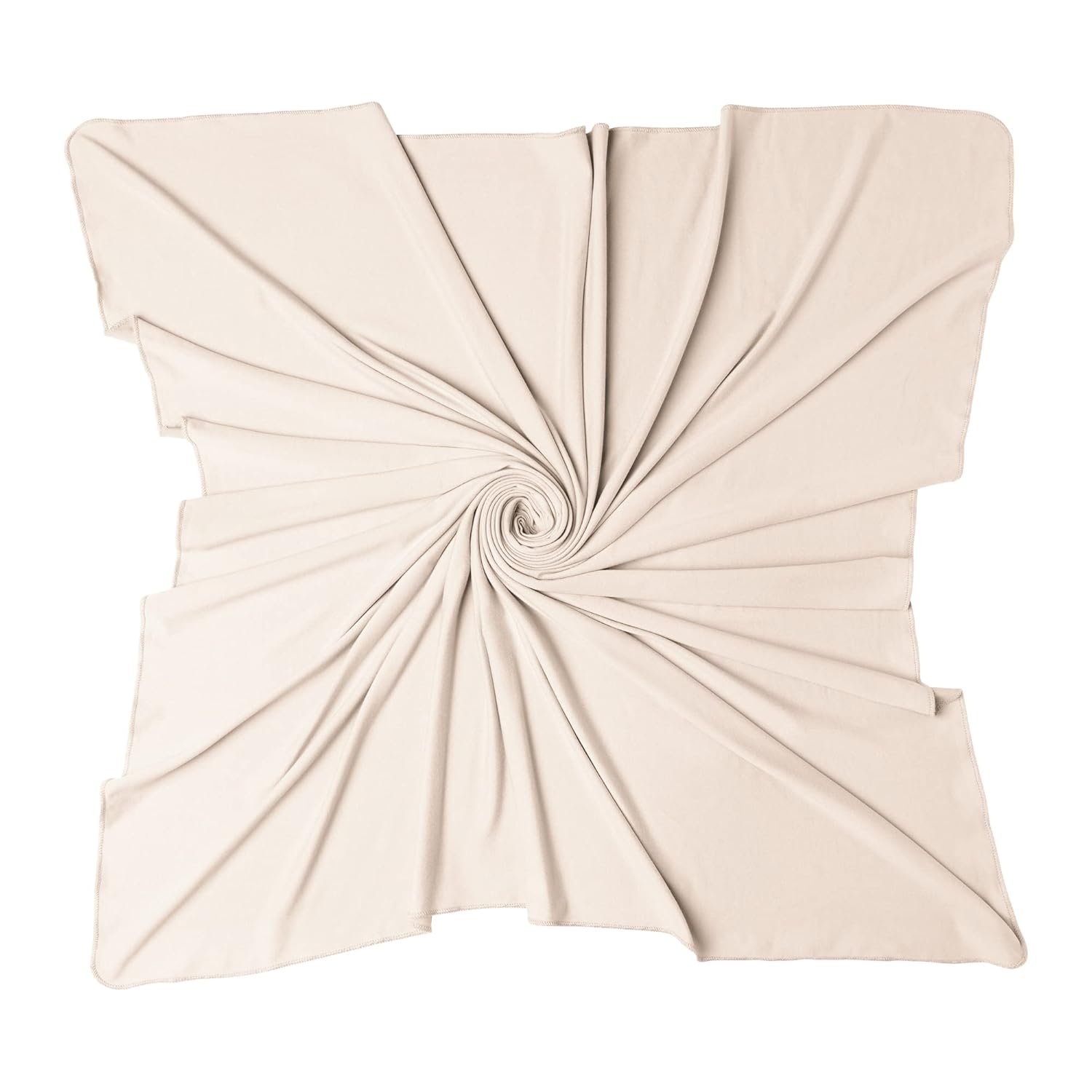 Konssy Baby Girl Newborn Receiving Blanket with Headband Set Baby Swaddle Nursery Swaddle Wrap - Image 2