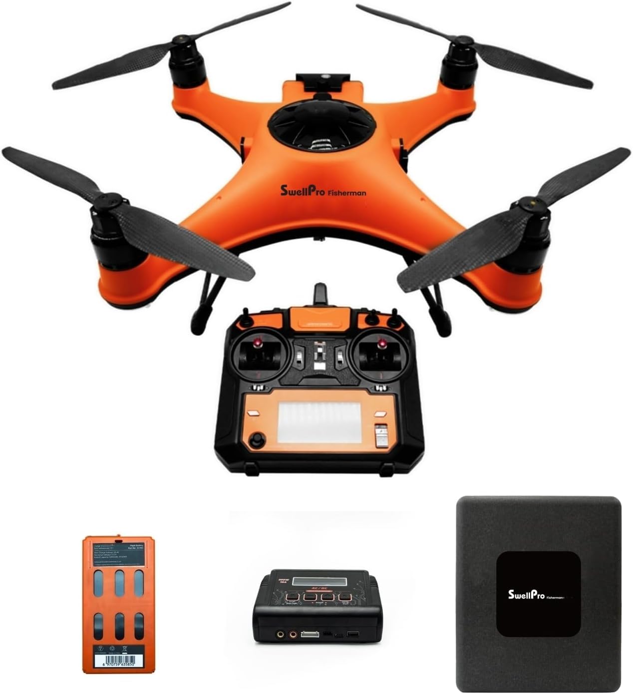 Amazon.com: Nuevo Swellpro FD1+ Fisherman - Dron de pesca a prueba
