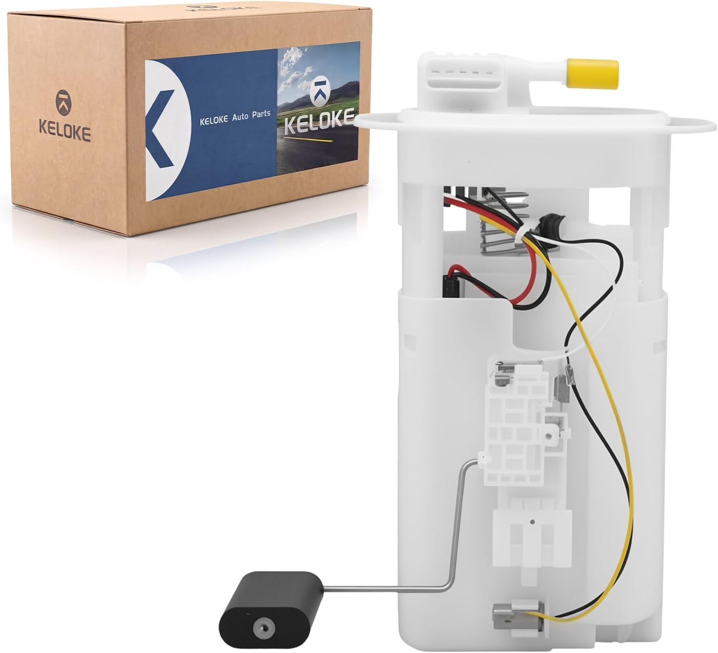 KELOKE Electric Fuel Pump Module Assembly with Sending Unit Compatible with Nissan Sentra 2003-2006 L4 1.8L Sedan (QG18DE), Sentra 2002-2006 L4 2.5L Sedan (QR25DE), Replace# E8502M 17040-8U000 FG1237