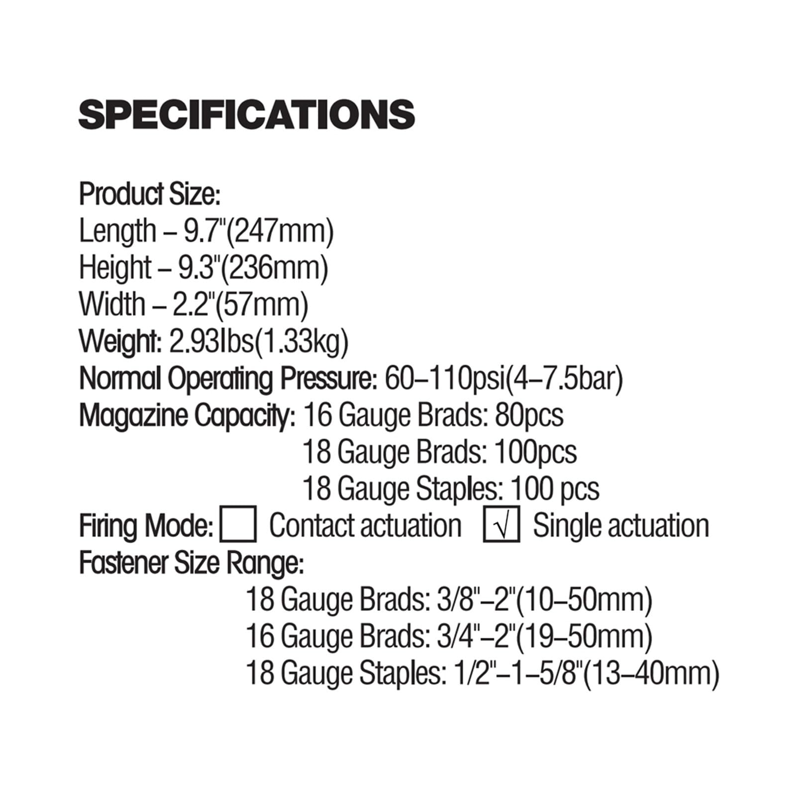 3-in-1 Carpenter pneumatyczny pistolet do gwoździ 18Ga/20Ga zszywacz pneumatyczny do obróbki drewna F10-F50, T20-T50, 440K paznokcie dekoracja stolarska