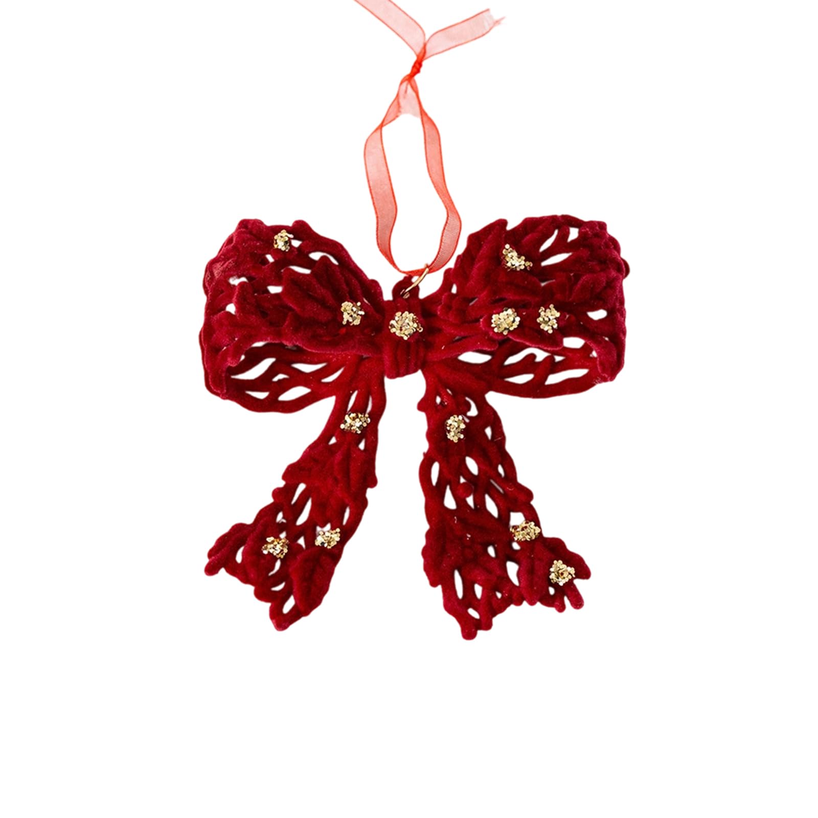 Kalttoy Butterfly Christmas Tree Ornaments For Holiday Home Decor, Handcrafted Party Supplies & Festival Displays Bright Christmas Door Pendant