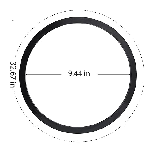 Miniatura 2 de Repuesto de junta de goma para tanque de presión de pintura para tanques de presión de pintura de 2.5 a 2.8 galones (10 litros) (paquete de 1)