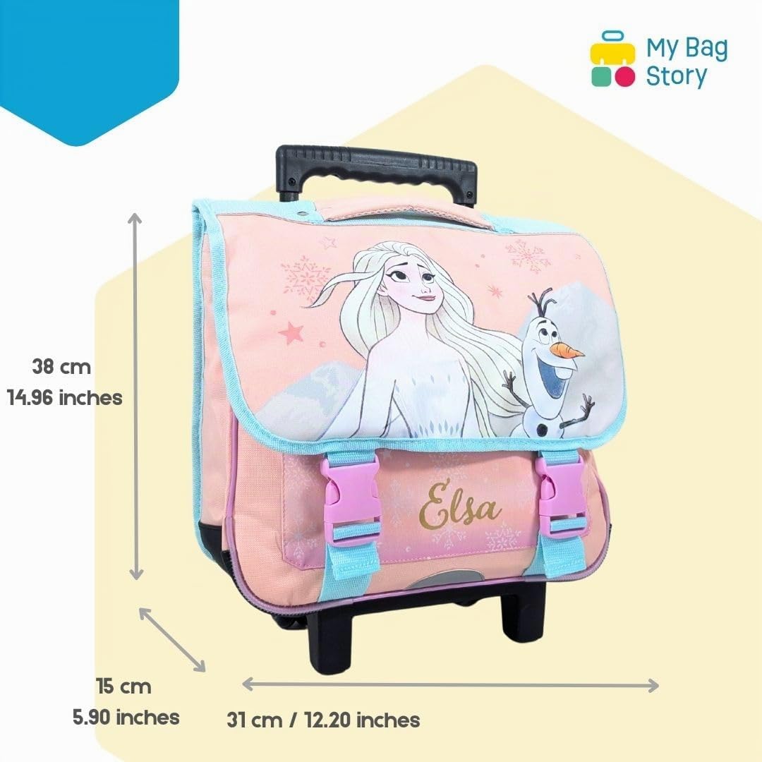 mybagstory - Cartable à roulettes - Trolley - La Reine des Neiges - Enfant