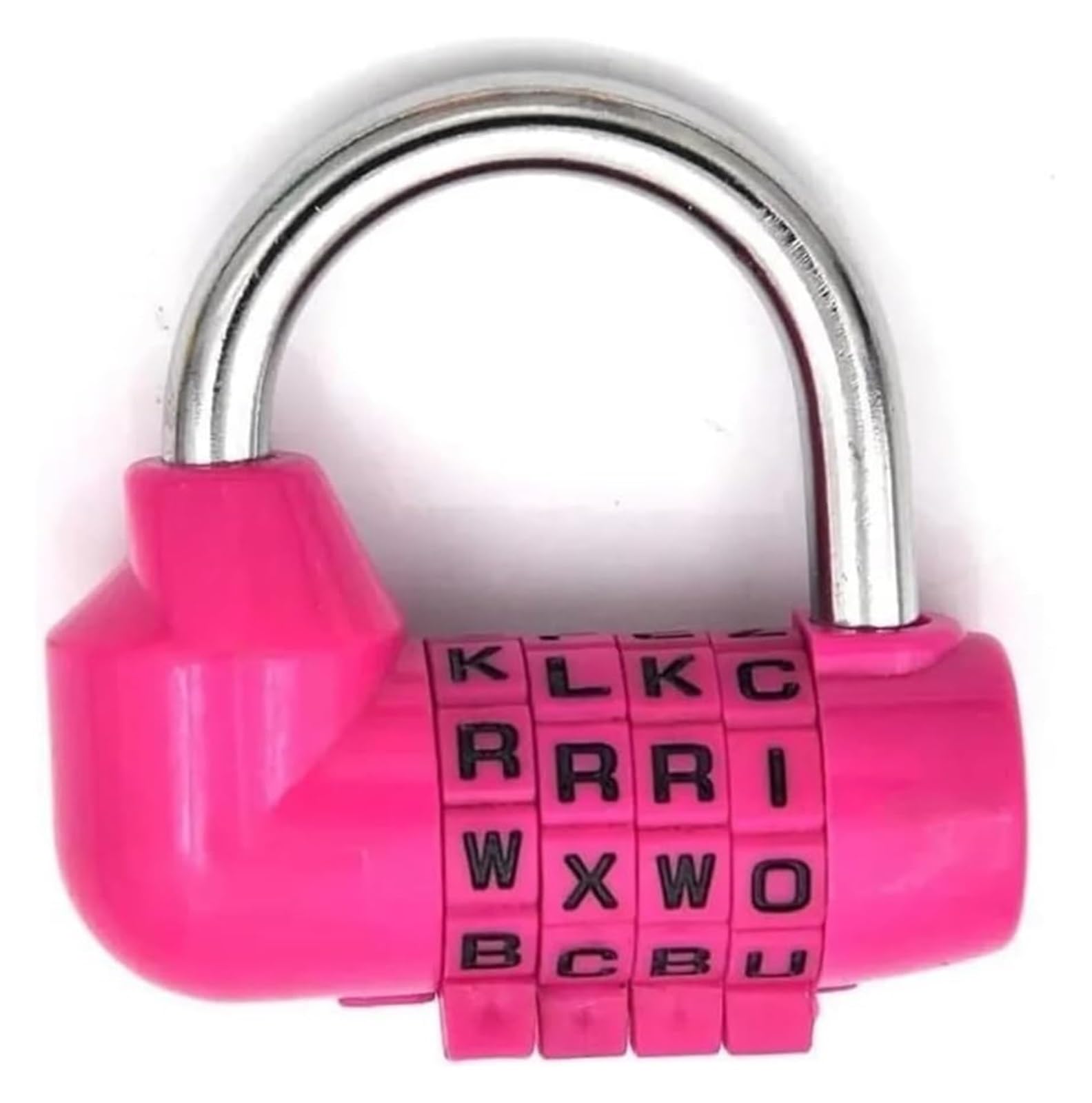 Suitcase Locks, Combination Travel SecurityCode Lock Diary Password HighGrade Digital Padlock Multicolor(Roze)