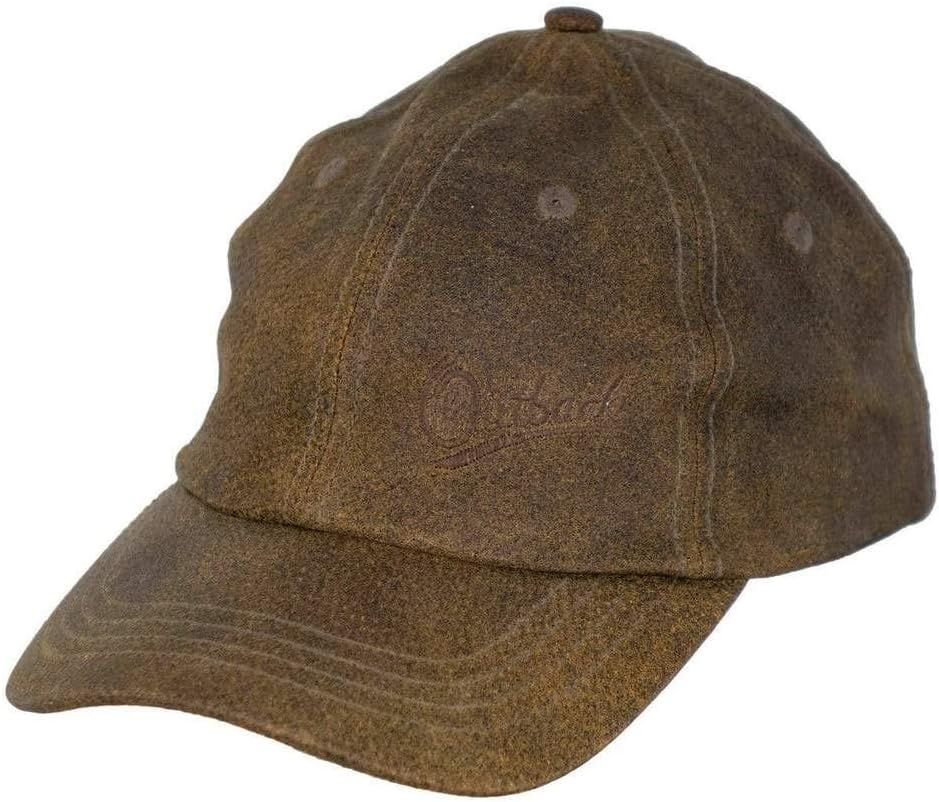 Outback Trading Unisex Slugger Western Water-Resistant UV-Protective Leather Baseball Cap
