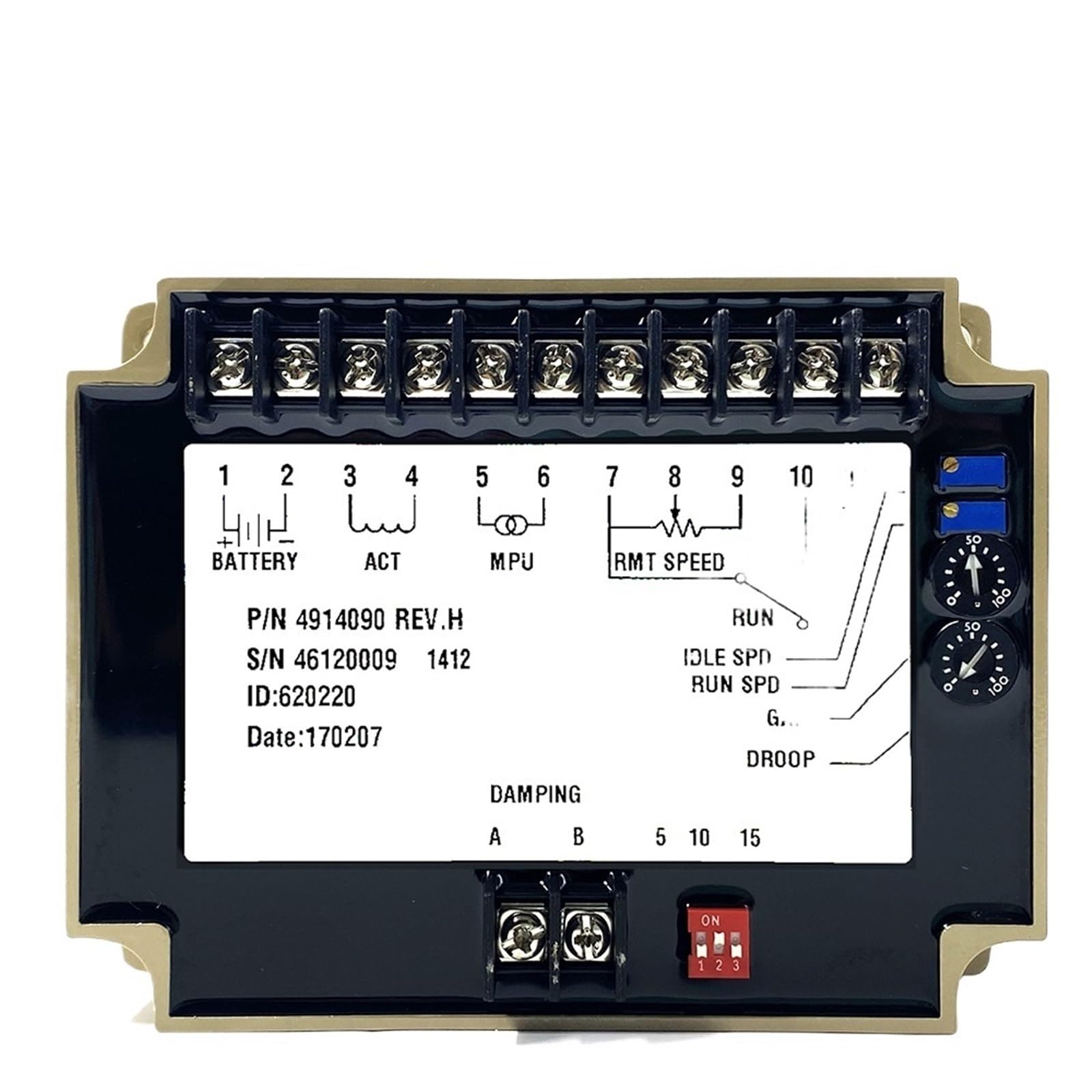 4914090 Electric Governor Generator Speed Controller Module Engine Control Circuit Board Genset Parts For 1Pcs