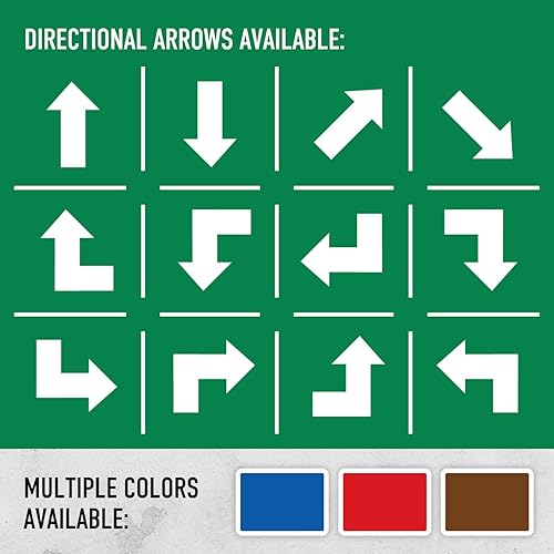Miniatura 2 de Letrero direccional personalizado, letrero de flecha de dirección personalizado, (SI-9582) 18 x 4 pulgadas, ACM, resistente a la decoloración,