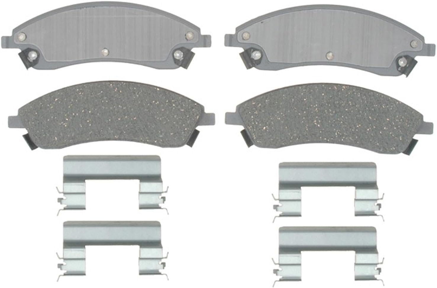 ACDelco Silver 14D1019ACH (19285961) Ceramic Front Disc Brake Pad Set