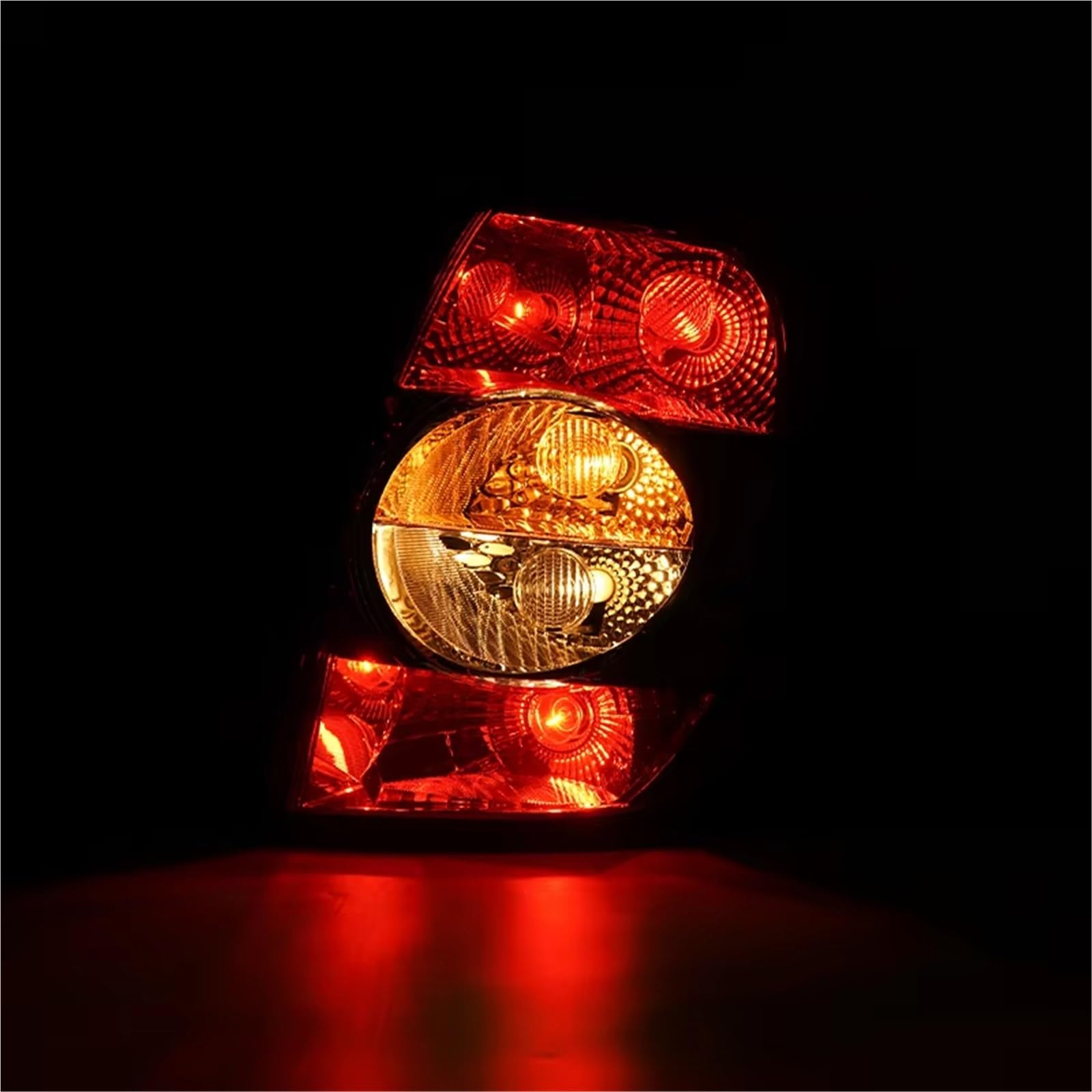 Genérico Piloto Trasero Para Chevy Para CAPTIVA 2008 2009 2010 Conjunto De Luces Traseras Parachoques Trasero Luz Freno Lámpara Trasera Bombillas Luz Trasera Coche(Izquierda)