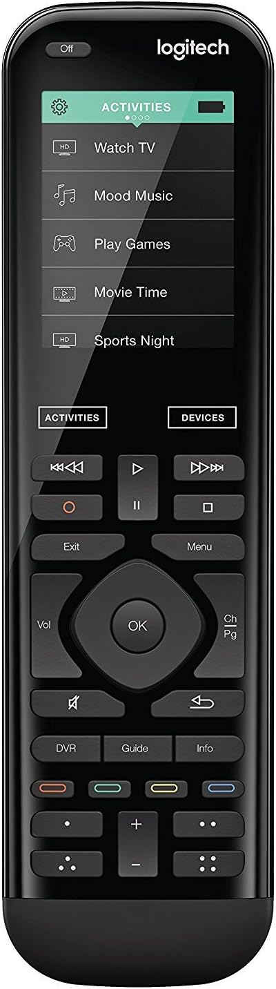 Logitech Harmony 950 Advanced IR Remote Control, Black (Renewed)