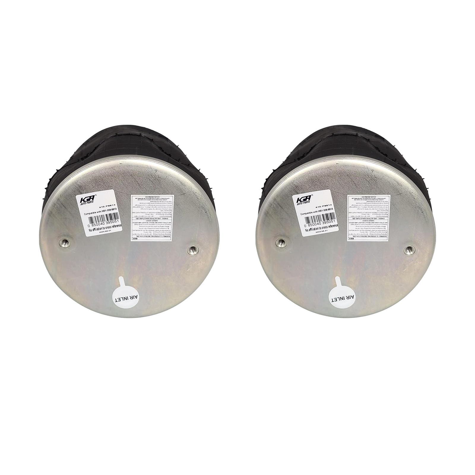 Air Spring Rolling Lobe 410.P8813 W01-358-9069 64274 C81-1012 Air spring bag (Replaces Contitech 1110.5A-16P523, Contitech 64421, Firestone W013588091, Firestone W01-358-8091)*(PACK of 2)*