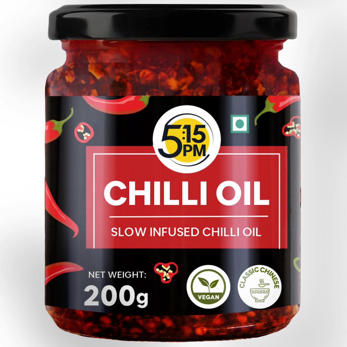 5:15PM Chilli Oil | Crispy Chilli Oil For Noodles | Sichuan Chilli Oils | 100% Natural, Vegan & Gluten-Free | No Artificial Colours & Flavour | Perfect for Stir-Fries, Noodles & Pizzas - 200g (B0C3XNJ1QT) Amazon Price History, Amazon Price Tracker