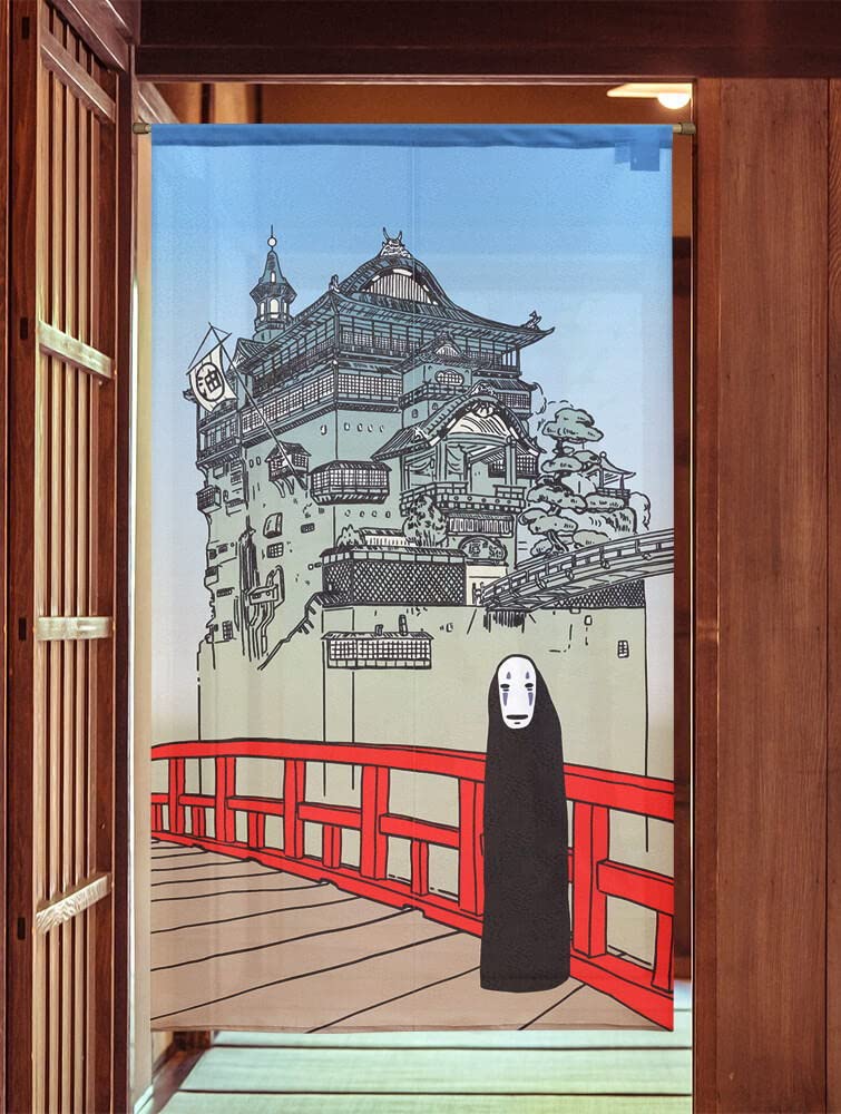 Amazon｜千と千尋の神隠し のれん幅：約85 cm 高さ：約150 cm (湯屋と 