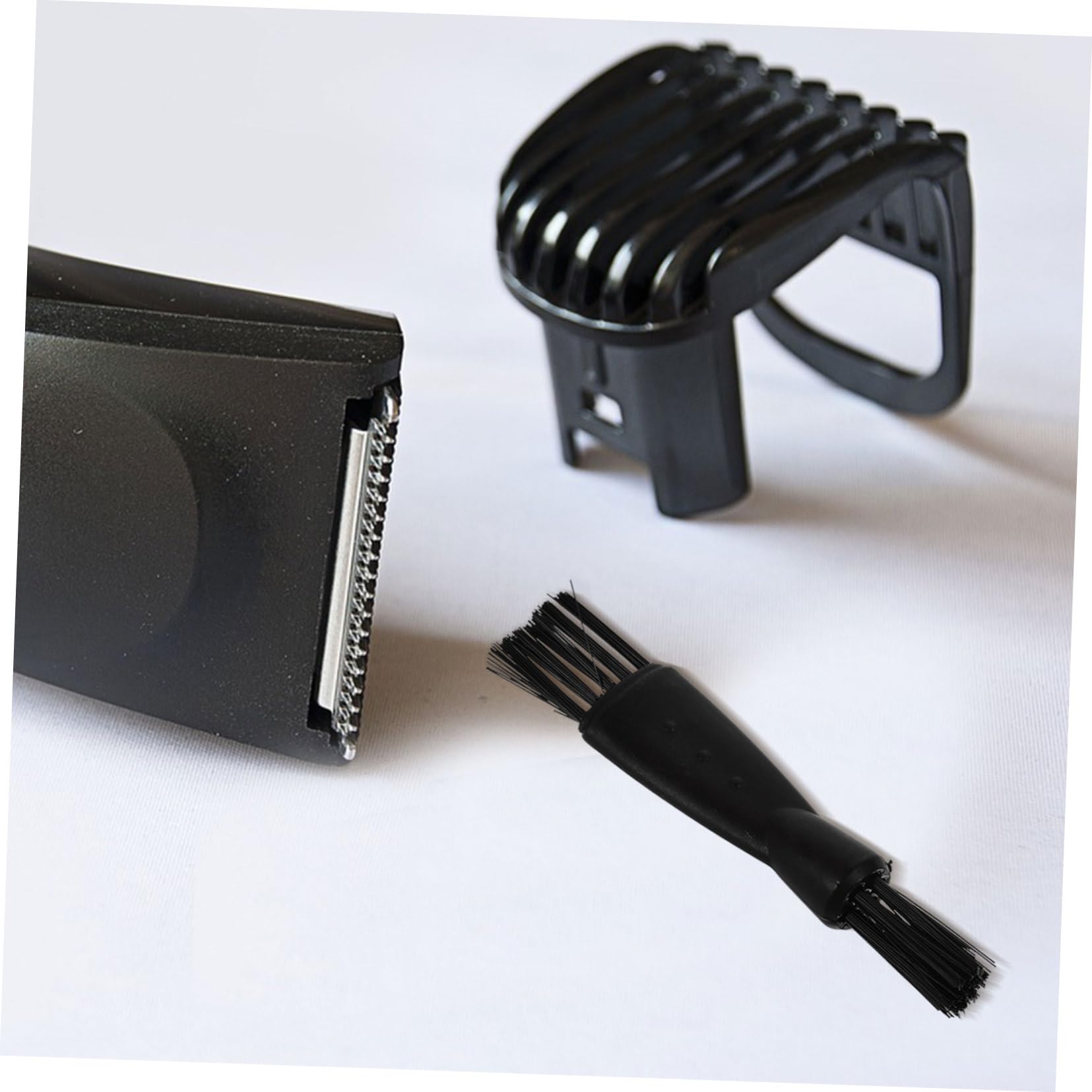 UKCOCO Lot De 20 Brosses De Nettoyage Double Embout Pour Tondeuse Et Rasoir Électrique, Plastique Compact, Nettoyant Précis Pour Hommes, Coiffure Et Entretien Rasage Professionnel