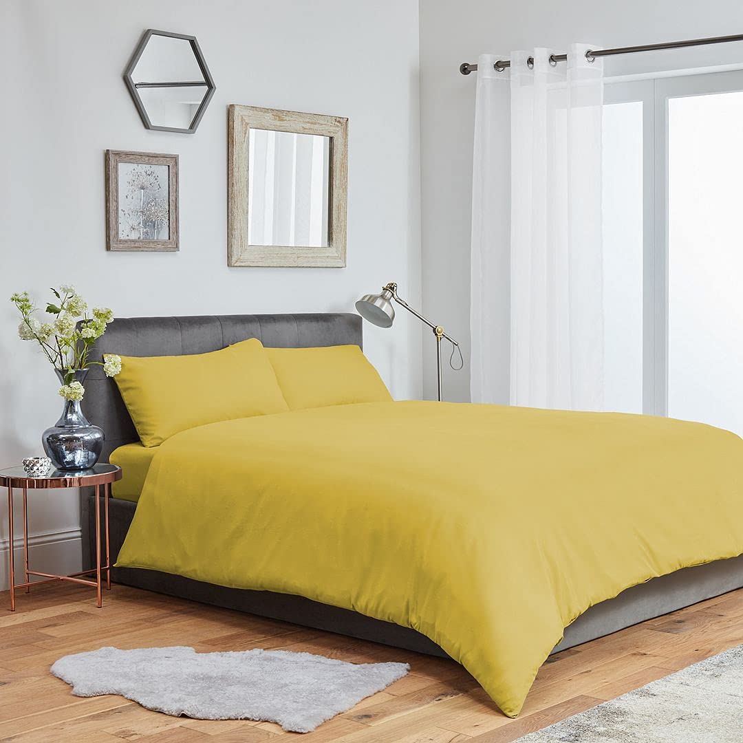 John Aird Yellow Microfibre Pair Of Pillowcases (Pair Of Pillowcases, )