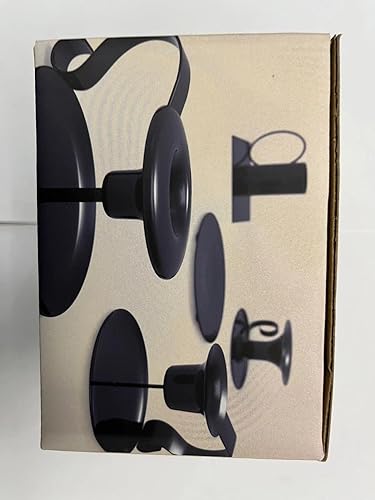 Miniatura 15 de Portavelas cónico, 2 portavelas, portavelas color negro