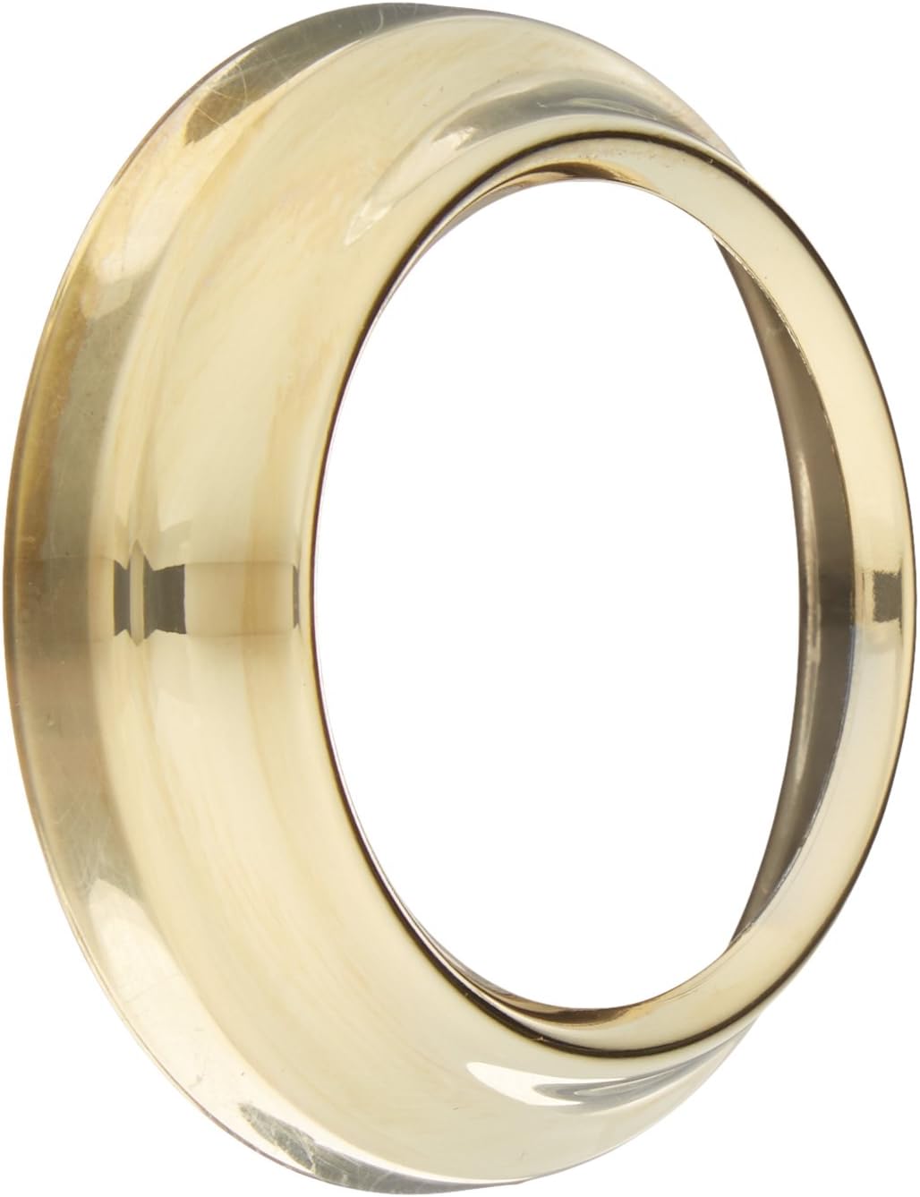 Moen 2198P Monticello Handle Escutcheon, Polished Brass Faucet