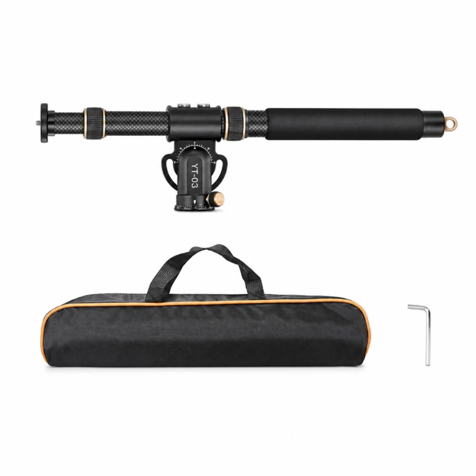 Braccio per Fotocamera con Staffa di, 104 CM, QL-02 Asta Orizzontale Lunghezza Totale 104 CM