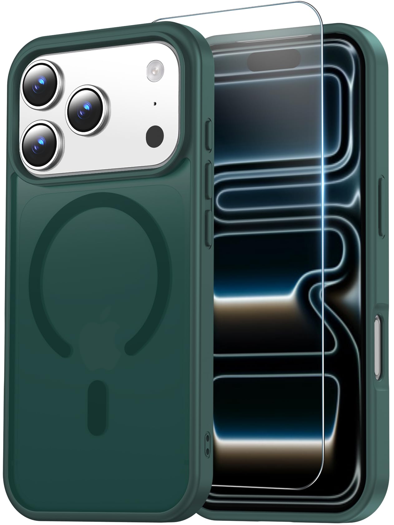 Temdan foriPhone 18 Pro Max Case/iPhone 17 Pro Max Case, Forest Green